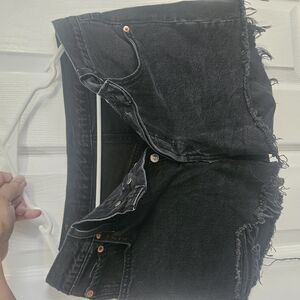 Levi's Charcoal Denim Shorts